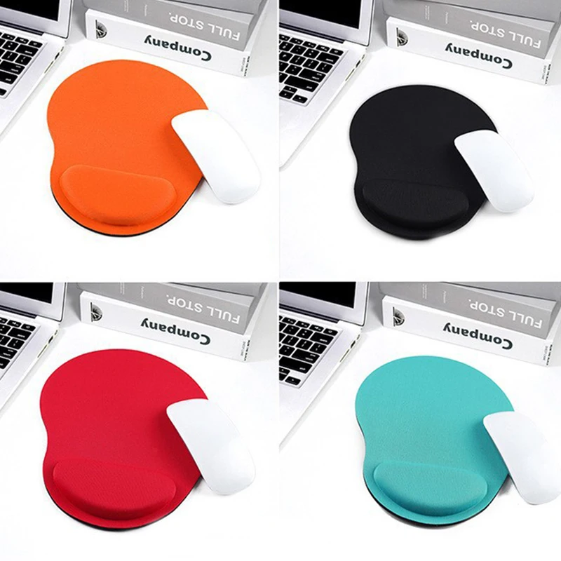 1PC Mouse Pad With Wrist Rest For Laptop Mat Anti-Slip Gel Wrist EVA Support Wristband Mouse Mat Pad For PC Laptop Computer