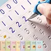 Reusable Children 3D Copybook For Calligraphy Numbers 0-10 Handwriting Copybooks Learning Math Writing Practice Book For Kids