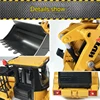 Wireless Remote Control Vehicle Huina 567 Nine-way Remote Control Alloy Bulldozer 662 Remote Control Loading Engineering Vehicle 3