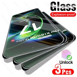 3 - Pack Ultra - Resilient Screen Protector Set with Protective Glass Case for Xiaomi 17 (3Pieces)