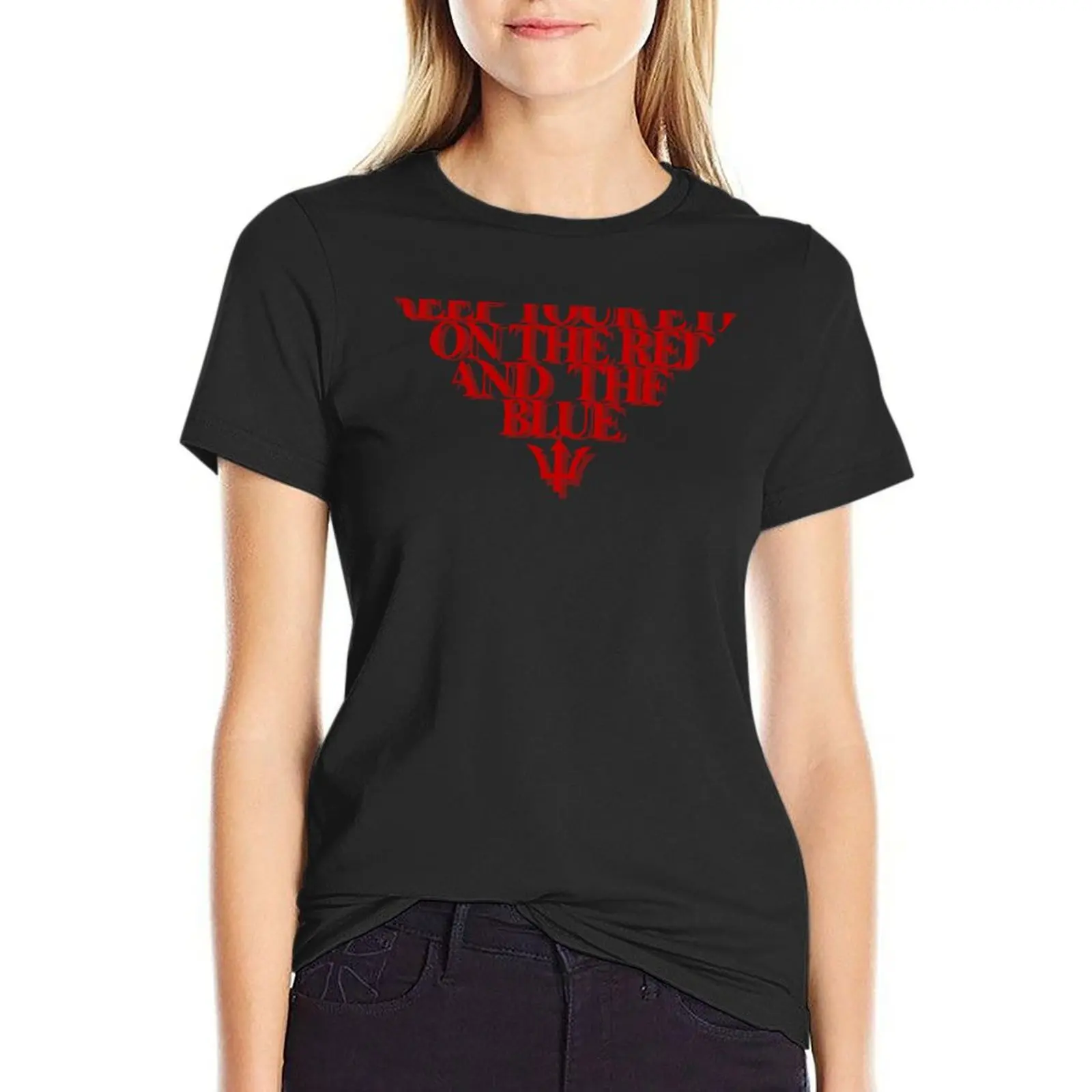 

Melbourne Demons - The Red & the Blue T-Shirt hippie clothes graphics funny Woman fashion
