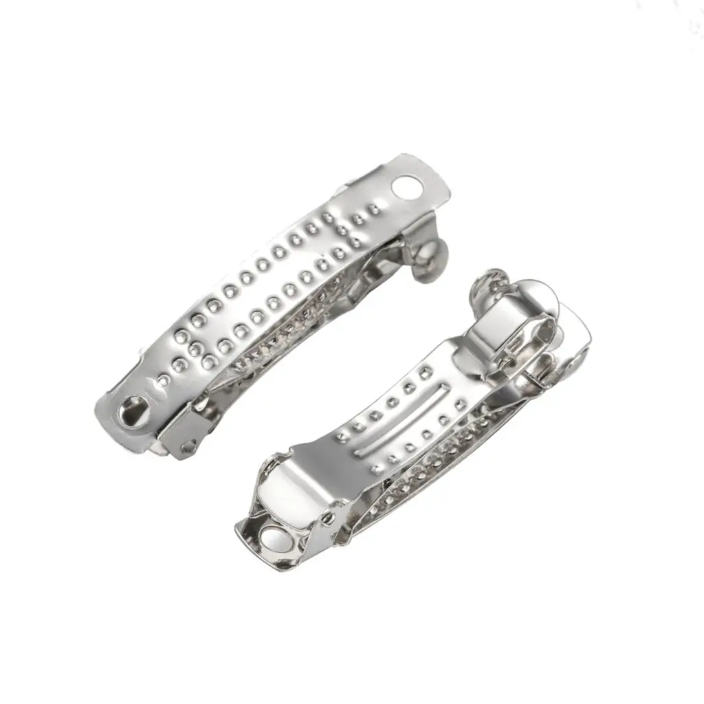 10 stücke Metall Französisch Haarspange Haar Clip Snap Haarnadel Basis Einstellung Für DIY Bogen Pferdeschwanz Halter Schmuck Machen Liefert Zubehör – Detail 3