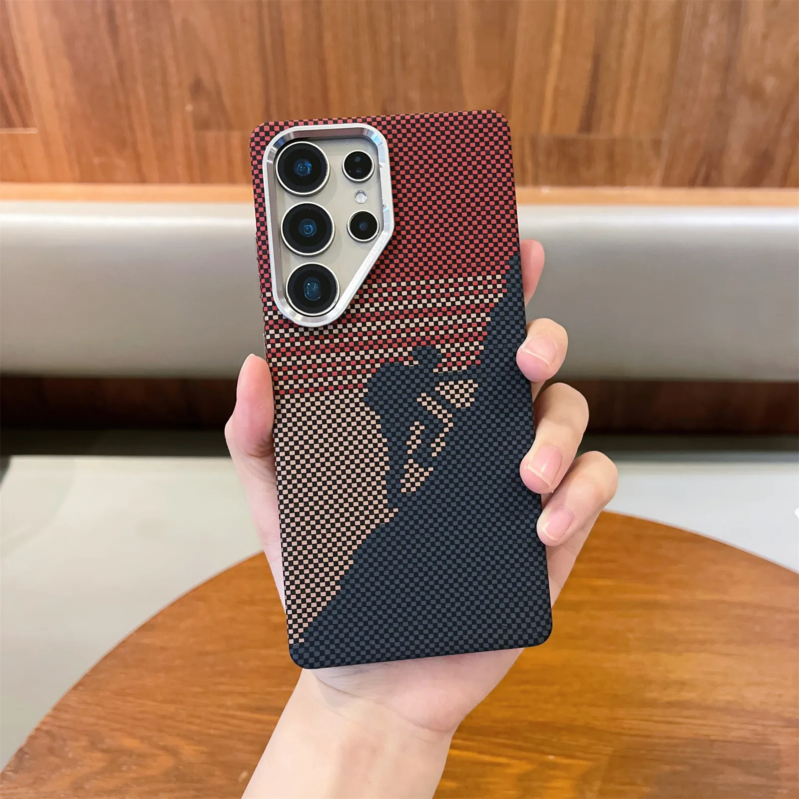 Ultra Carbon Fiber Magnetic Phone Case - Shockproof Slim Kevlar Protective Cover
