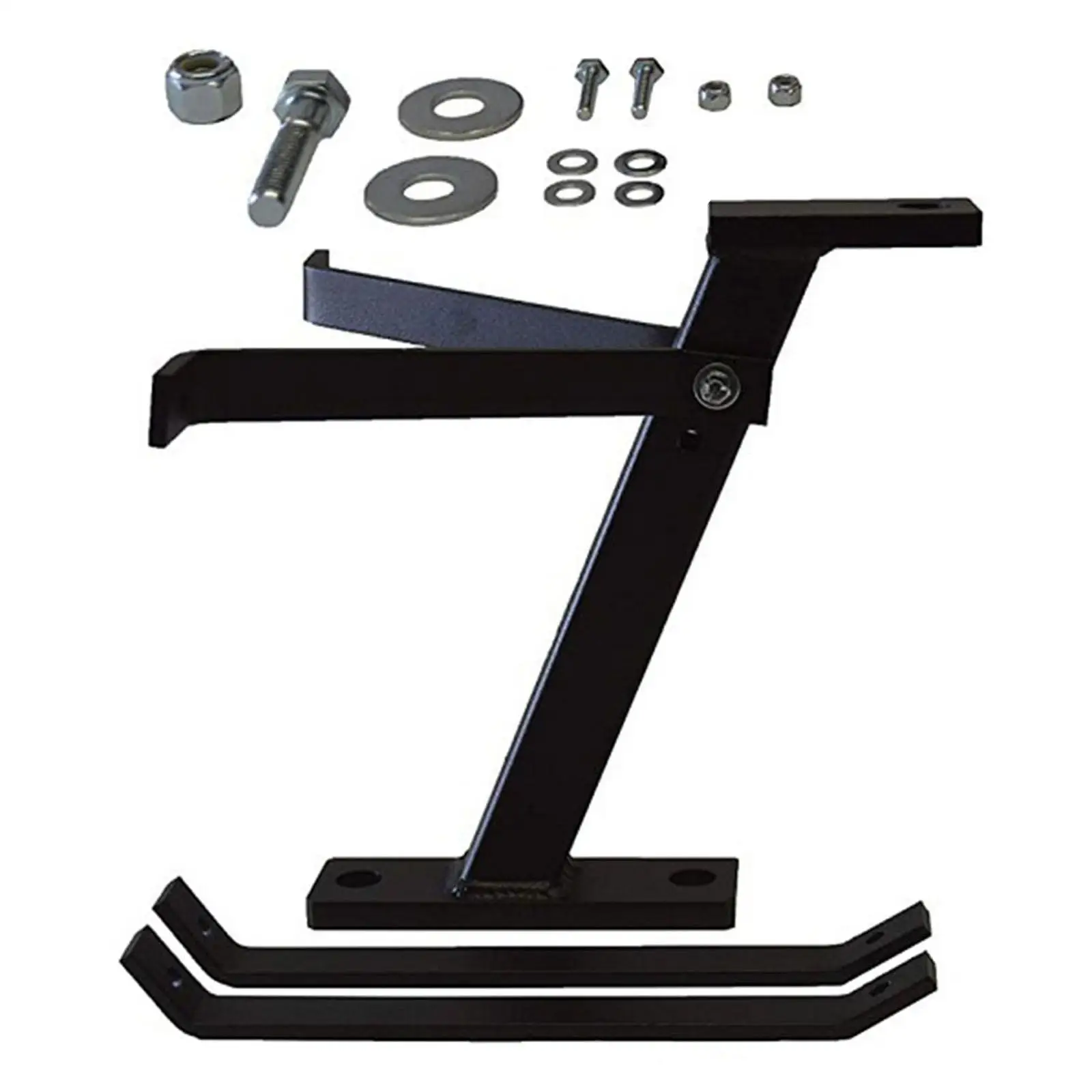 Lawn Mower Tractor Towing Hitch Garden Tools Multifunctional,Easy Hook up Iron Black Garden Lawn Tow Mower Hitch Set