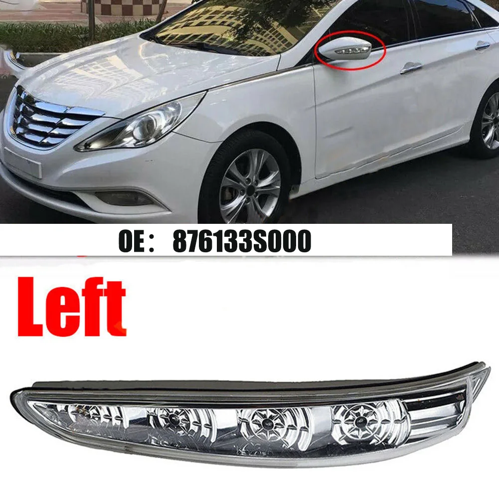 

4LED Outside Rearview Mirror Left For Hyundai Sonata 2009-2015 876133S000 Home Replace Vehicle Accessories Car Spare Parts