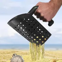 Sand Sifter Beach Shovel Sand Scoop Beach Gold Digging Filter Tool Metal Detector Sand Scoop Shovel Set for Kids Adults 1