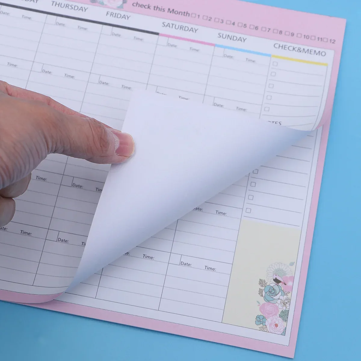 

Еженедельный ежедневный ежемесячный блокнот, календарь, настенный органайзер, записная книжка, настольный планировщик, ежедневник, расписание