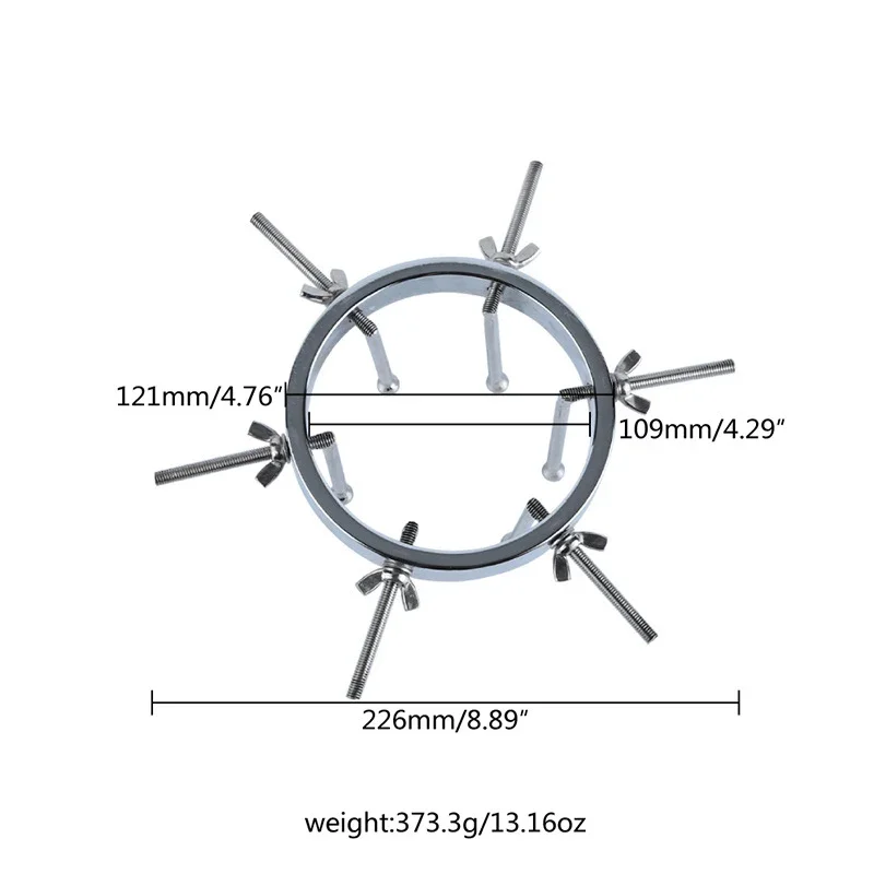 Metal Anal Plug Expander Vaginal Dilator Spreader Anal Speculum Masturbation Fisting Sex Toy For Men Gay Women BDSM Fetish anal plug dilator vaginal expander