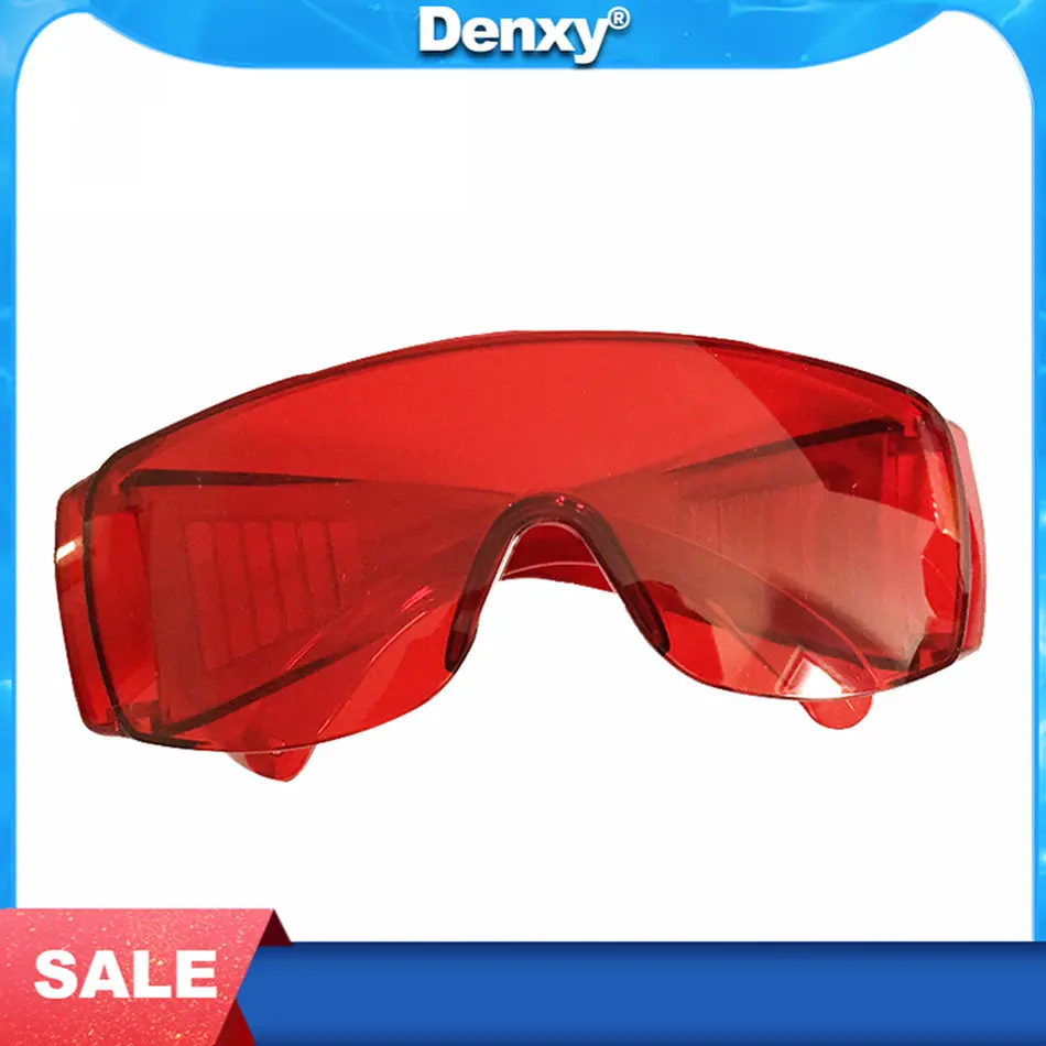

2/4 Pcs Dental Protective Eye Goggles Safety Glasses For Dentists Dental Lab Protective Unti-fog Red Tool Orthodontic Bracket