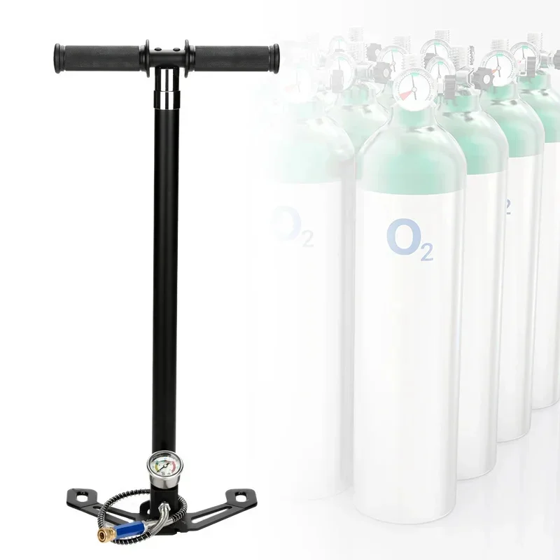 4 Stage High Pressure Air PCP Pump 30mpa 4500psi 300bar For Pcp Hunting Car Bicycle Refilling