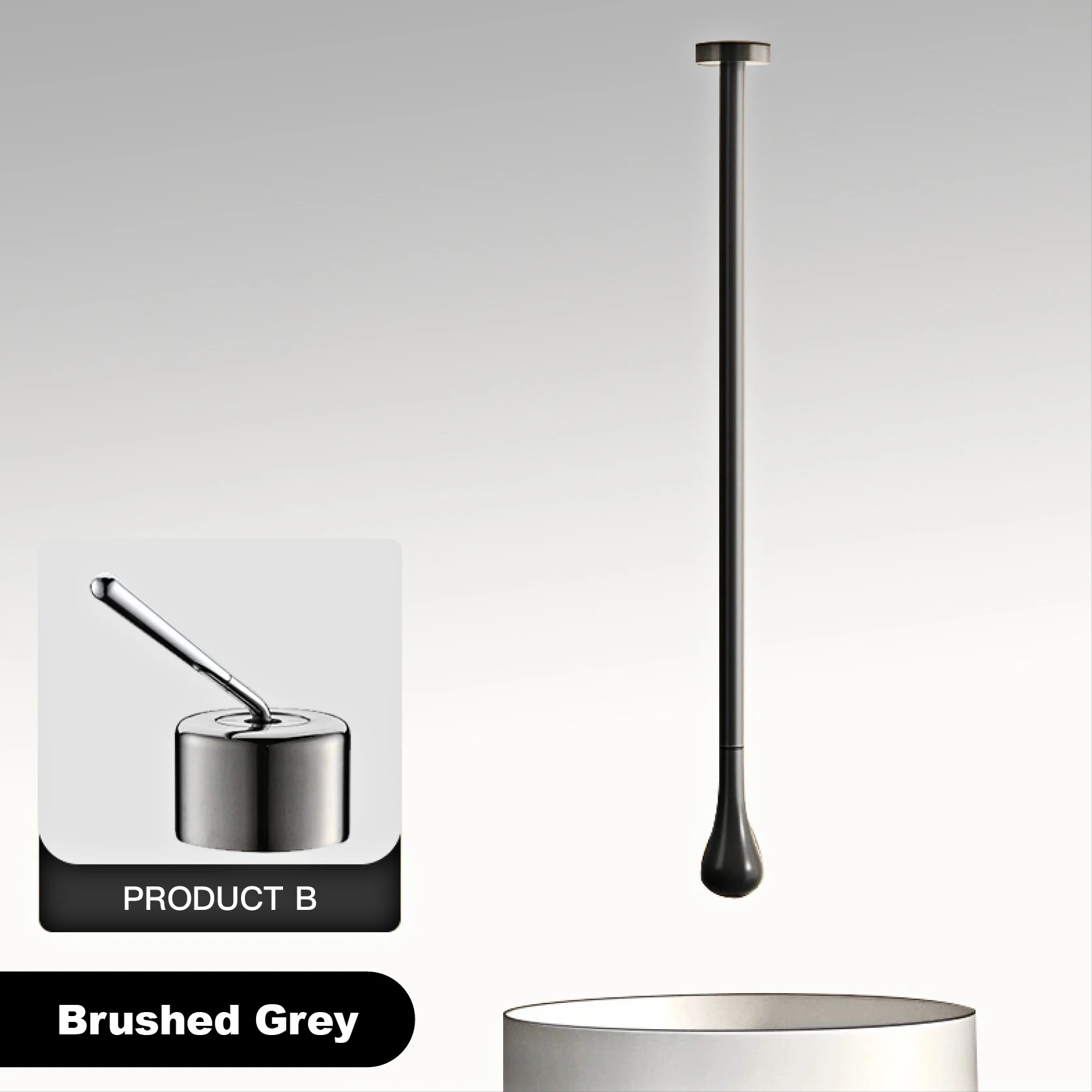 Brushed Grey B