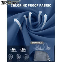 TACVASEN UPF 50+ Surf T-Shirt Mens Quick Dry Swim Shirts Short Sleeve Athletic Performance Rash Guard Water Shirts Beach Tops 4