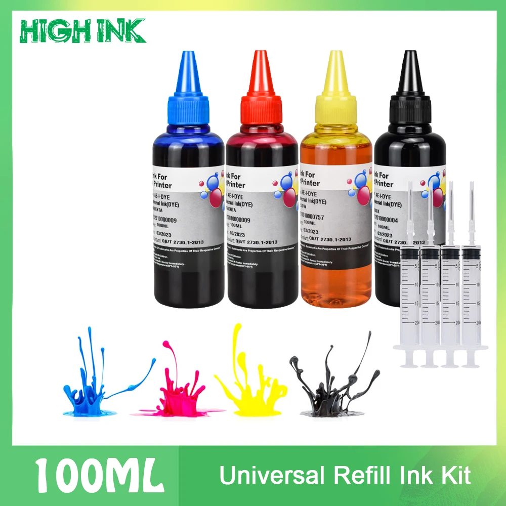 For HP 301 302 304 305 Xl Printer Ink Deskjet 2540 2050 2510 2620 2630 2632 5030 5020 3720 3730 Dye ink Refill kit — view 2