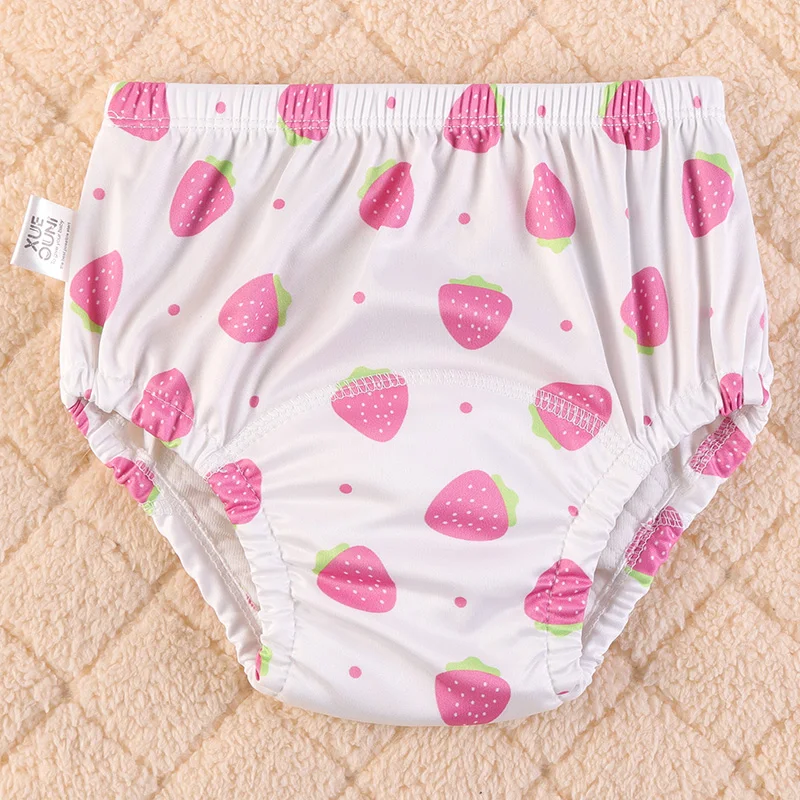 Baby Reusable Potty Training Pants Cute Cartoon Baby Diaper Panties Infant Shorts Nappies Cloth Nappy Changing Underwear