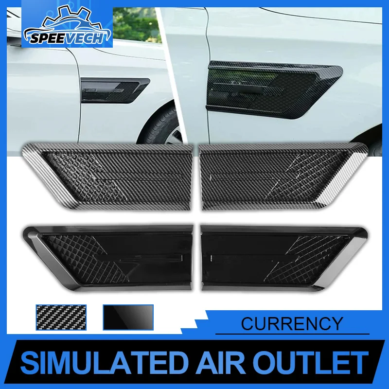 La Migliore Vendita Universale Car Leaf Plate Simulazione Presa D'Aria Side Stick Body Sticker Per Ford Benz Honda Toyota