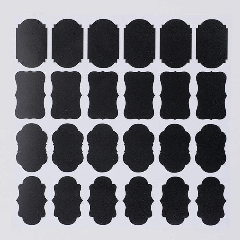 Sticker Craft Chalkboard Organizer Blackboard Sticker Jars Labels Chalk