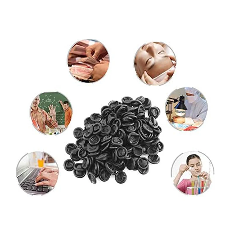 100 disposable latex finger covers anti-static natural anti-static fingertip protective gloves work nail art tools