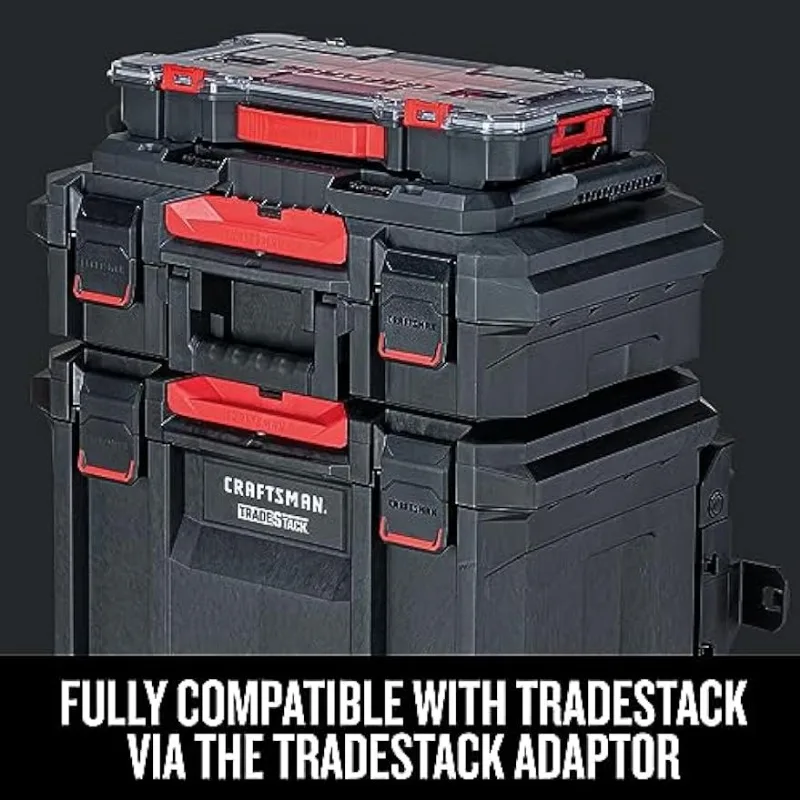 CRAFTSMAN VERSASTACK System 10-Compartment Plastic Small Parts Organizer in  the Small Parts Organizers department at