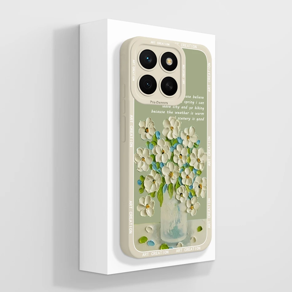 Artistic Style Cool Full Protection Shockproof Phone Case - Soft Liquid Silicone Cover