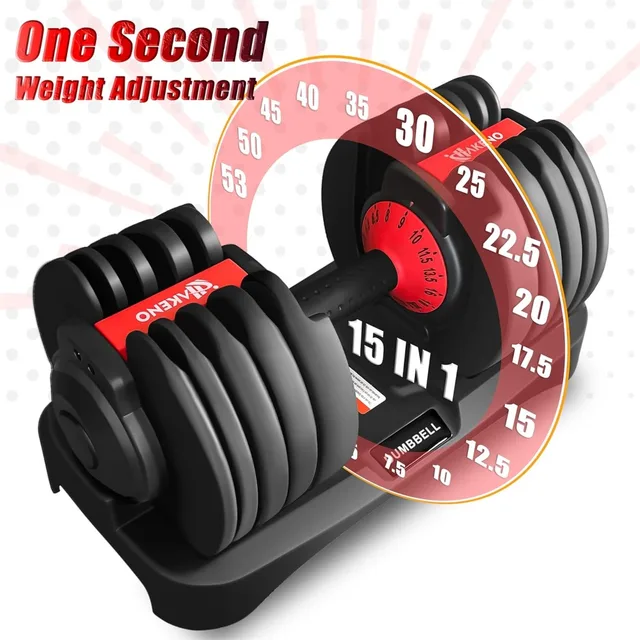 Adjustable Dumbbell Pair 24kg/53lb 2