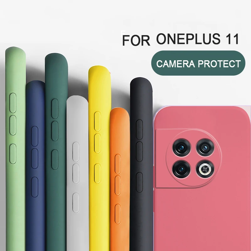 Per Oneplus 11 Custodia Quadrata Antiurto In Silicone Liquido Tpu Per Oneplus 11R/Oneplus 10 Pro Valigia Oneplus 10R 10T/Oneplus 9