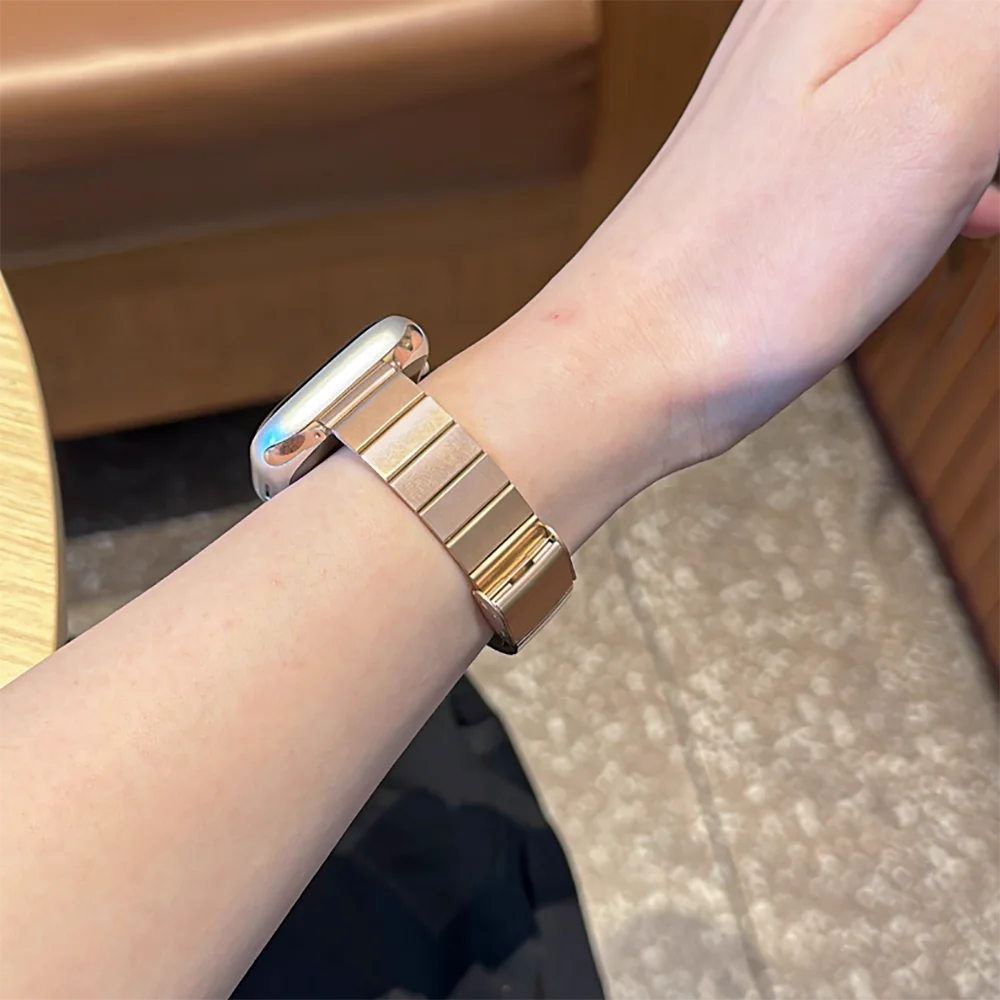 Sleek 14mm Stainless Steel Watch Strap