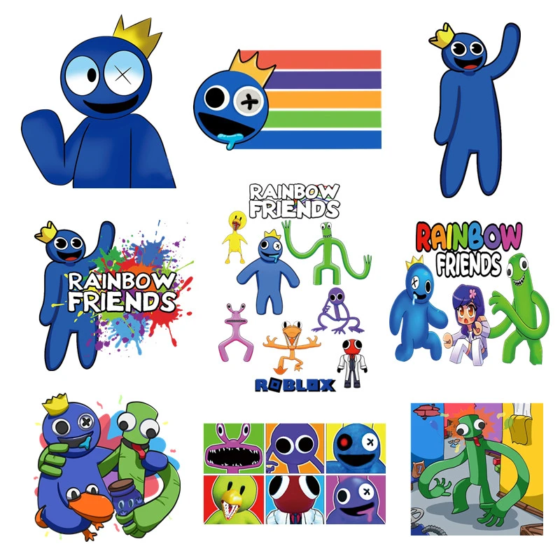 Rainbow Friends Clothes Stickers | Rainbow Friends Thermal Stickers - Hot  Cartoon - Aliexpress