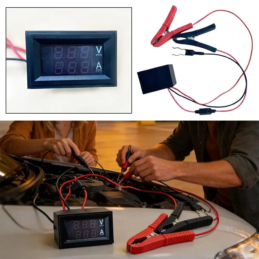 Strumento per il rilevamento di perdite auto, tester per corrente parasitaria batteria con display di tensione e corrente, rilevatore di corrente nascosta, strumento diagnostico. - Image 3