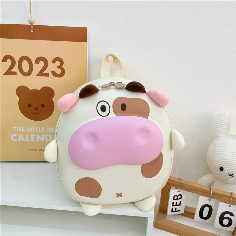 

Cute Calf Children Eggshell Bag Kindergarten Boys And Girls Baby Backpack Cartoon Cute Fun Children's Backpacks Mochila Feminina