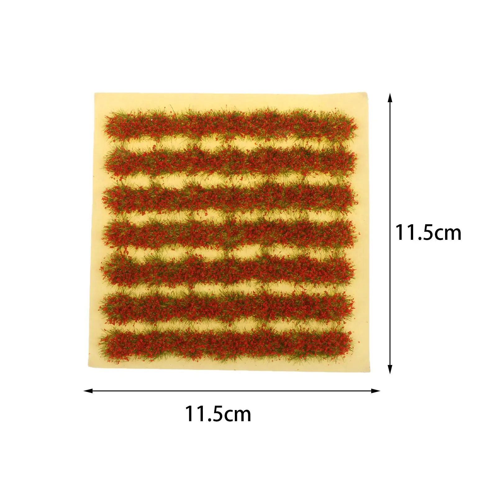 미니어처 잔디 클러스터 잔디 모델, 잔디 높이 0.5cm, 철도 인공 잔디, 모래 테이블 풍경 모델 장식, 2 개