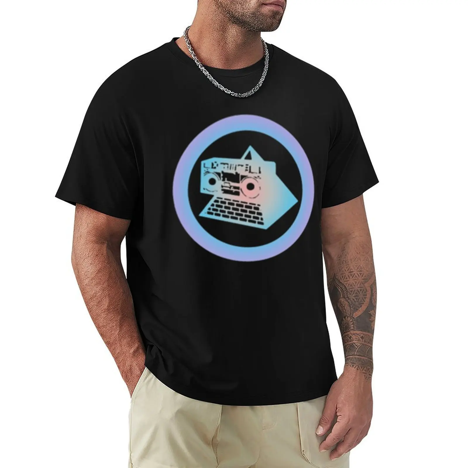 

KLF Logo gradient T-Shirt anime clothes for a boy aesthetic clothes vintage clothes t shirt for men