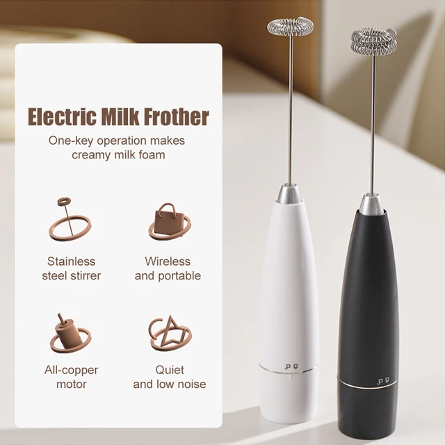 Automatic Hand-Held Foam Coffee Machine Whisk Electric Milk Frother Portable  Kitchen Coffee Whisk Tool Wireless Blender - AliExpress