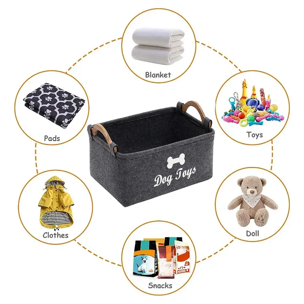 Felt Pet Toy Box 2