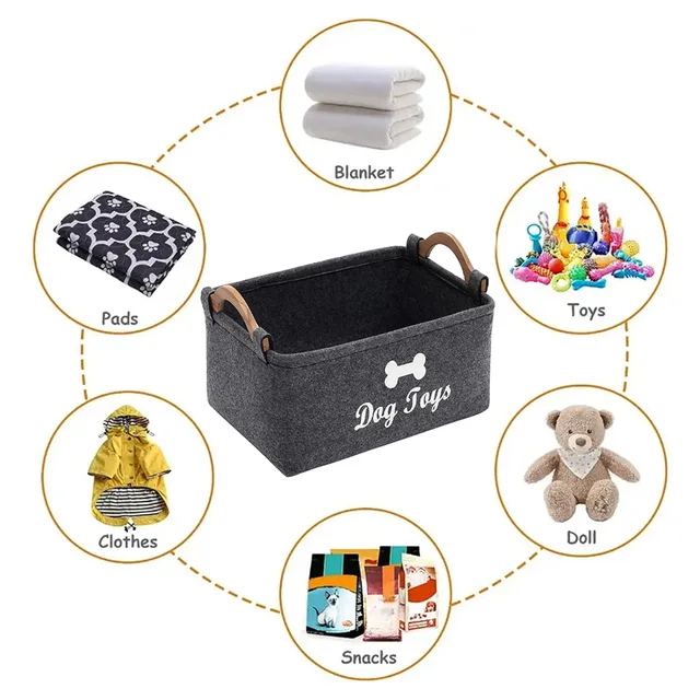 Felt Pet Toy Box 2