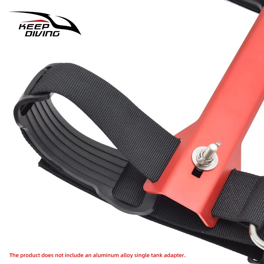 Scuba Diving Tank Strap SS316 Buckle Non-slip Pad Jacket BCD Wing BCD Sidemount Backmount Donut For 12L-14L Cylinder