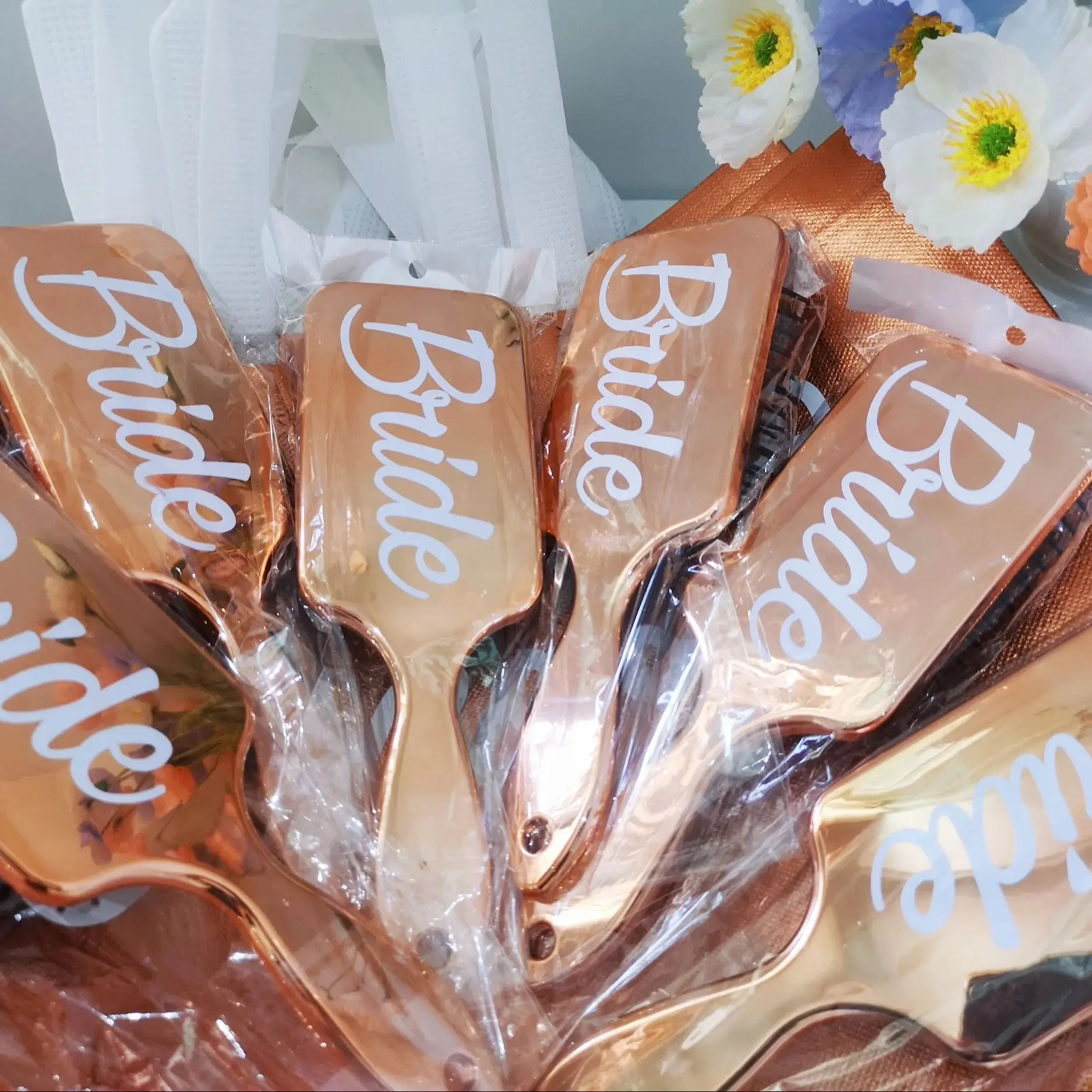 Personalised Name Hair Brush Wedding Bridesmaid Air Cushion Hair Comb Flower Girl Present Birthday Christmas Valentines Gift