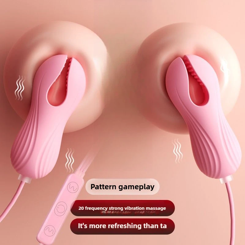 Electric Wearable Nipple Clip Vibrator Erotic Tease Nipple Breast Masturbator G-spot Massage Stimulator Female Adult Sex Product
