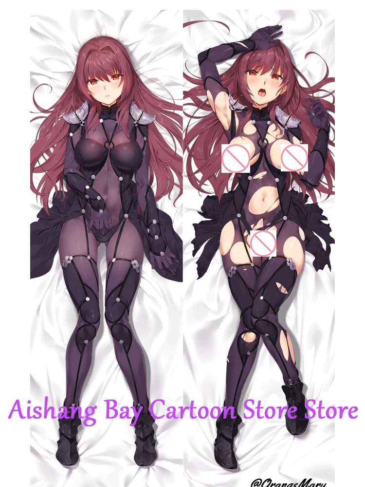 

Dakimakura Anime Pillow Cover Fate GrandOrder Sgathaich Double Sided Print Life-size Body Decoration