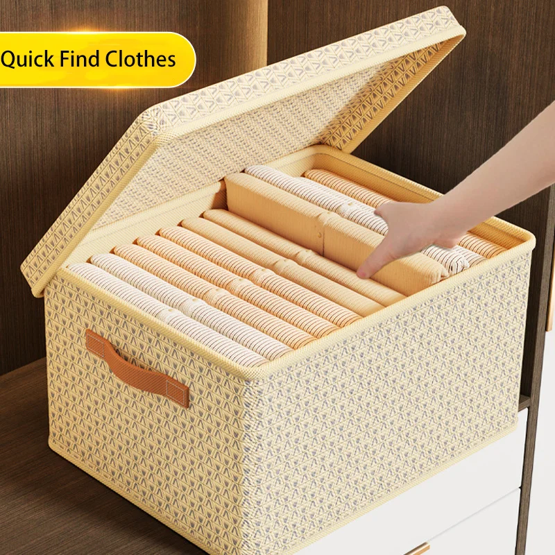 

Ящик для хранения одежды и одеял, плотный складной ящик для хранения из жесткой доски, предмет для хранения брюк, домашнее общежитие