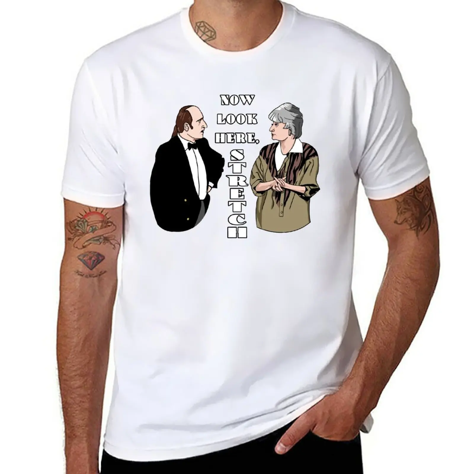 

New Now Look Here, Stretch T-Shirt kawaii clothes T-shirt for a boy Tee shirt hippie clothes oversized t shirt men
