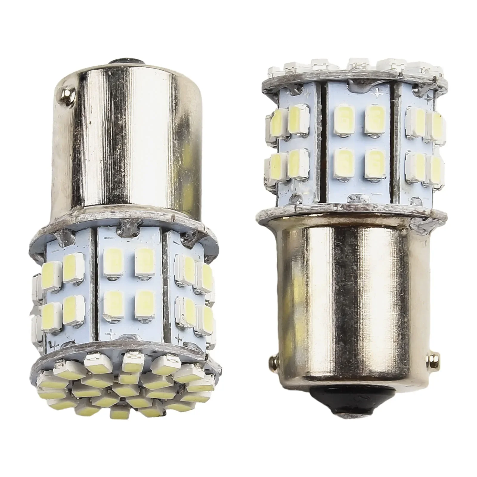 

Enhance Safety And Visibility With The Easy To Use 2x 1156 LED Daytime Running Light 6000K Aluminum Alloy Material