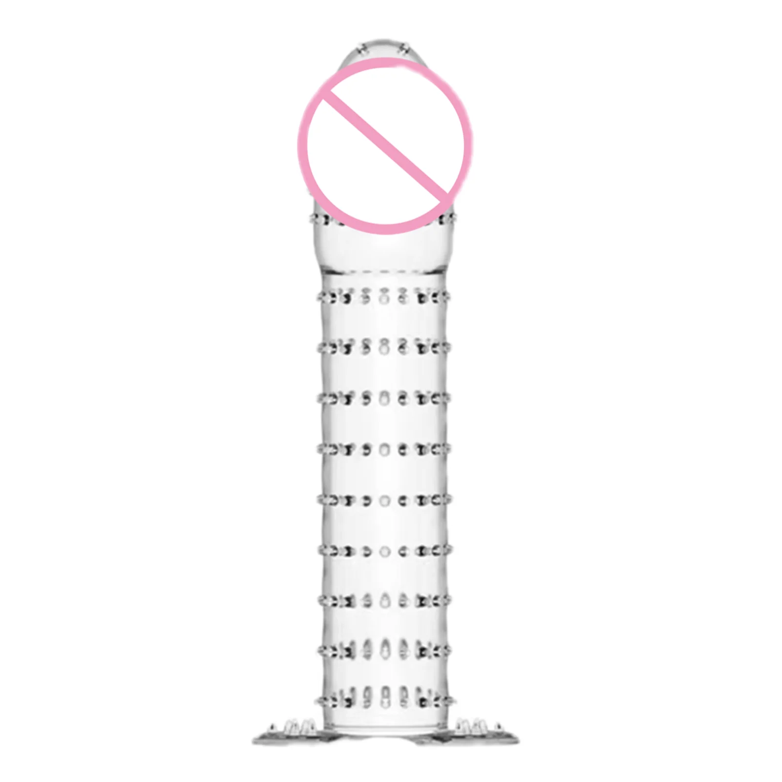 Reusable Condoms Sex Toy Ribbed G-spot Cock Ring Passionate Latex Penis Sleeves Delay Ejaculation Condom Sex Product for Men 18+