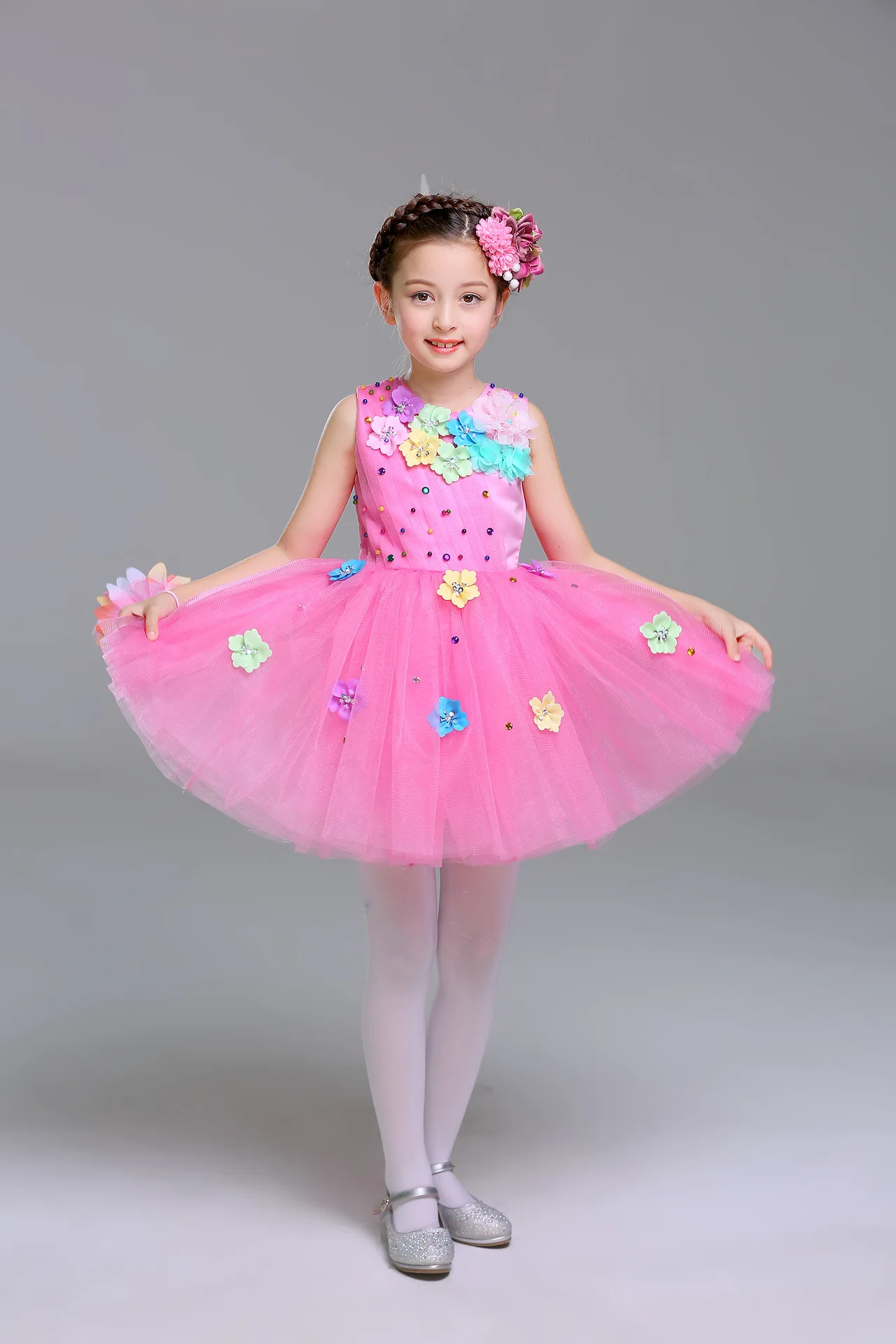 Kids Clothes Girls Dress Party Stage Show Dance Wear Cosplay Princess Costume Fairy Fashion Clothing Children Summer Casual