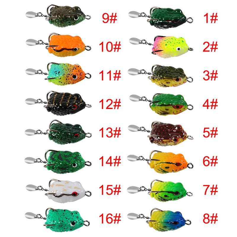 Luya Bait 2.5Cm/3G Mini Thunder Frog Thailandia Wind Beat Black Frog Commercio Estero Spot