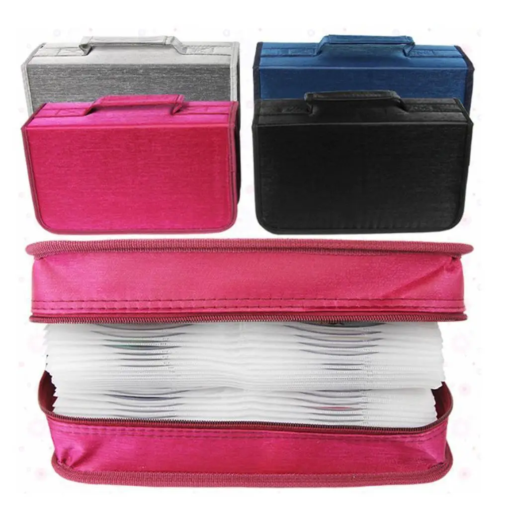 128CD Package Disc Dvd VCD Holder Storage Bag Album Folder Case Organize Multifunctional Dustproof and Moistureproof Bags 5