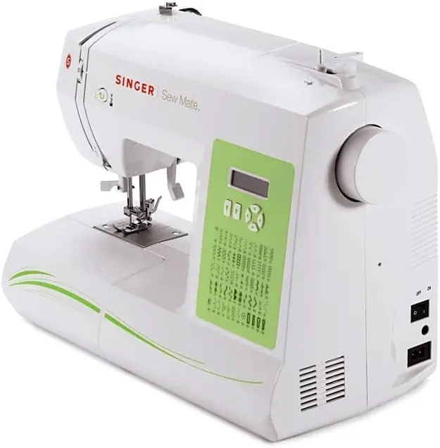 Singer Sew Mate 5400 Handy Sewing Machine Including 60 Built-In Stitches, 4 Fully Built-In 1-Step Buttonhole, Automatic Needle 3