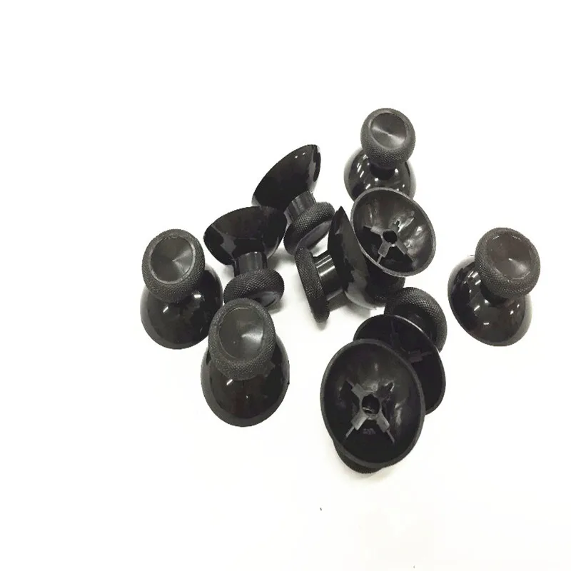 10-Pack Black Silicone Thumbstick Grips