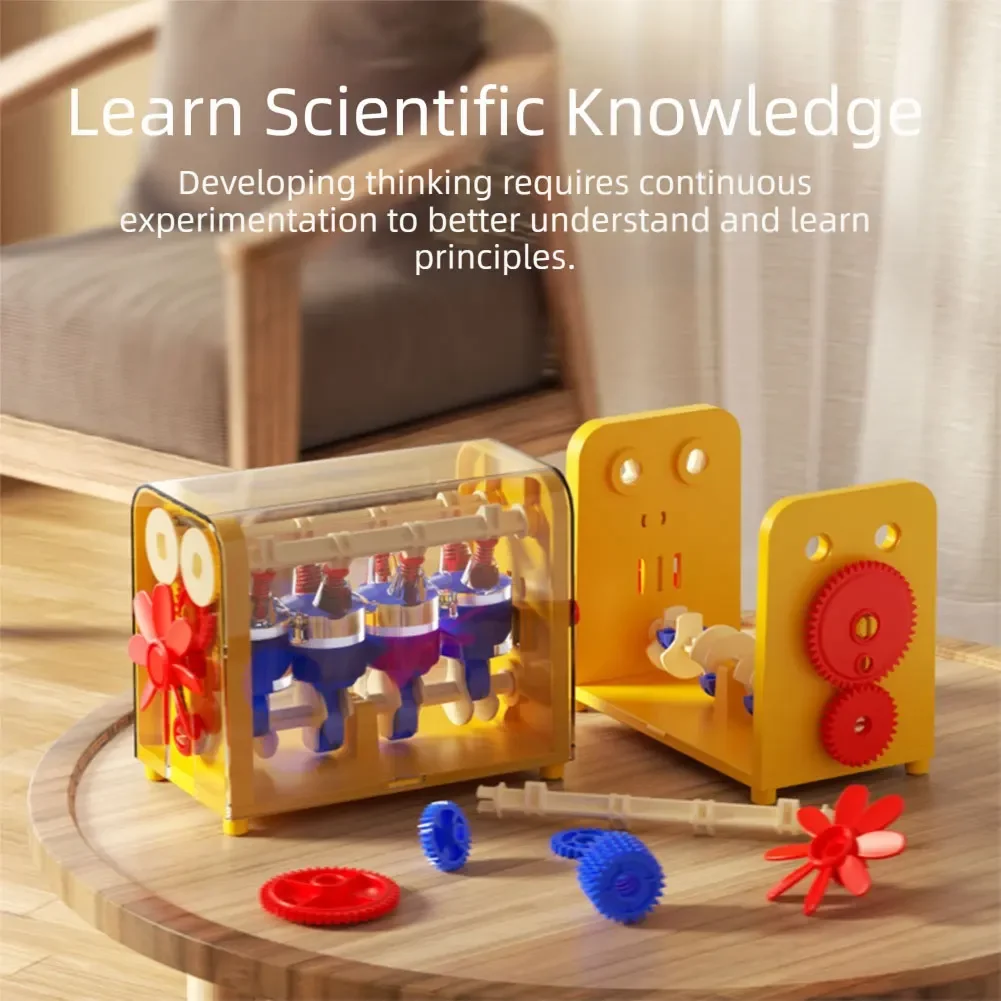 어린이 DIY 기계 엔진 모델, 교육용 STEM 조립 장난감, 휴일 생일 선물