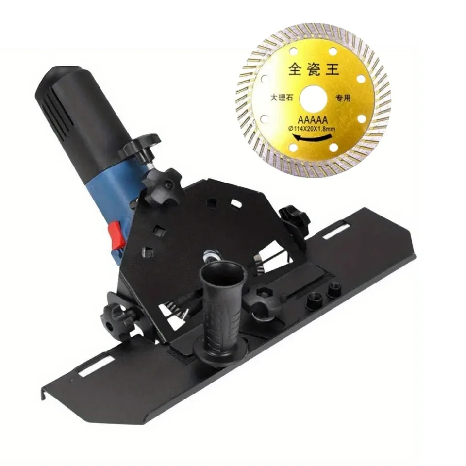 45 Degree Tile Chamfering Tool for Cutting Ceramic Stone, Aluminum Alloy Chamfer Frame Metal Corner Cutting Machine Device