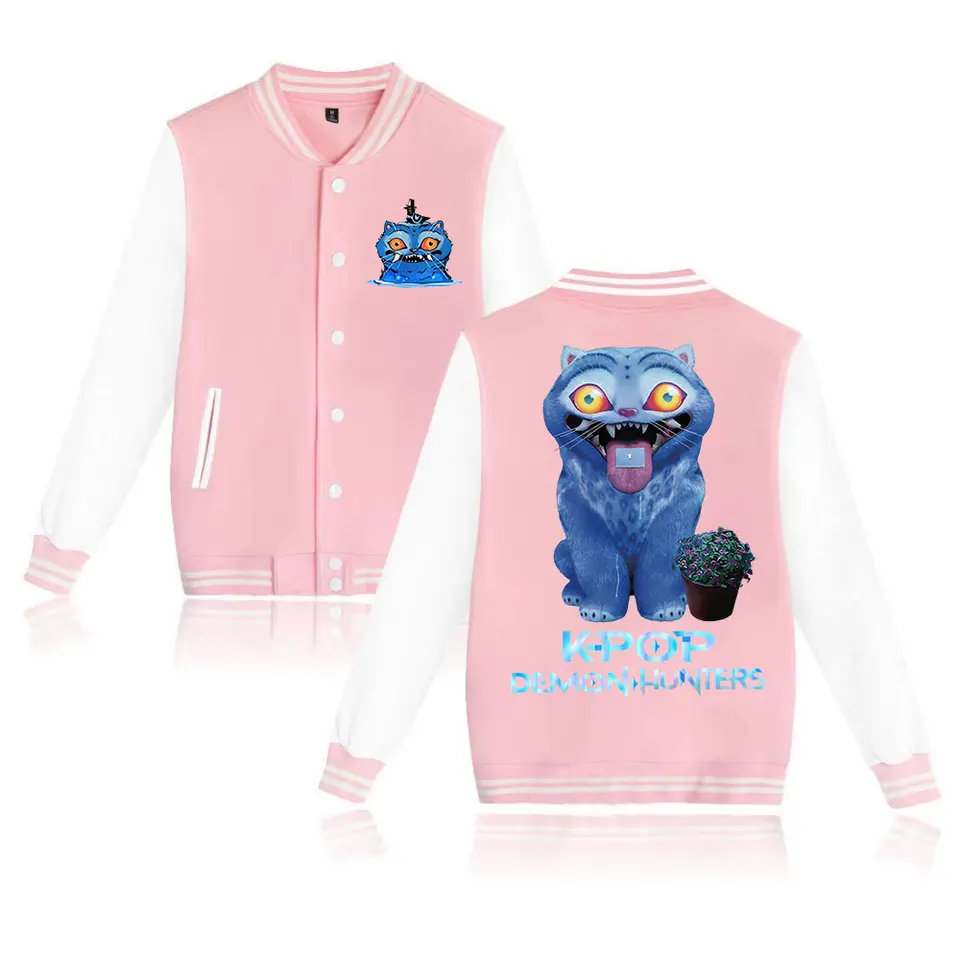 K_Po_p De_Mon Hun_ters Veste Enfants Et Adolescents Veste Varsity Style